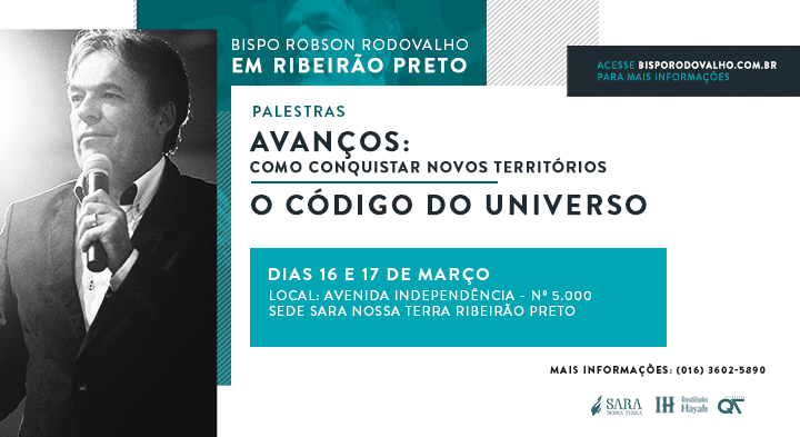 Neste final de semana Bispo Rodovalho ministra palestras em Ribeirão Preto